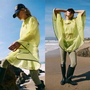 FP Movement by Free People Rains Ultralight Anorak in Sour Citrus